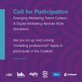 Emerging Marketing Talent Contest - Call for participation. Apply now!