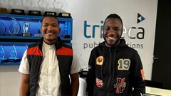 The interns both say Sibu Mabena is an inspiration. Source: Supplied.