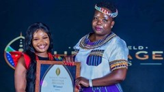 Tinyiko Hilary Khoza , also known as Miss Hilary was named the 2022 Social Media Influencer Category winner. Supplied archived image