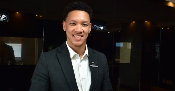 Source: Supplied. Calista Williams has risen to management level at the Raddison Blu hotel by soaking up every lesson the hospitality sector has to offer.