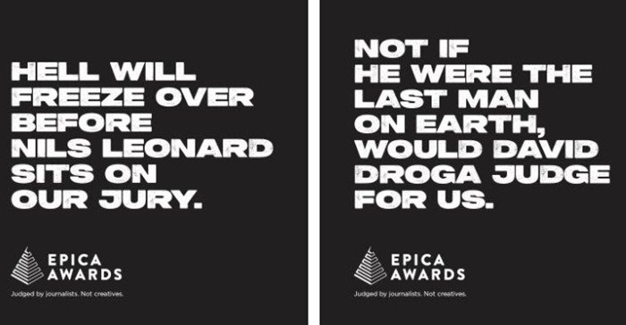 Famous creatives told to get lost as the French agency’s sharp copy zeroes in on the competition’s USP. Source: Supplied.