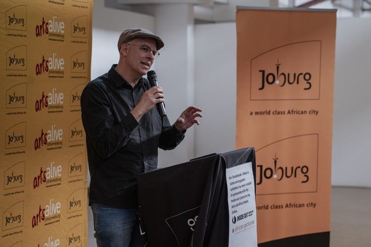 David Larsen, founder and director of African Media Online, one of the partners of the exhibition.