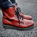Supplied image: The iconic yellow stitching on Dr Martens boots