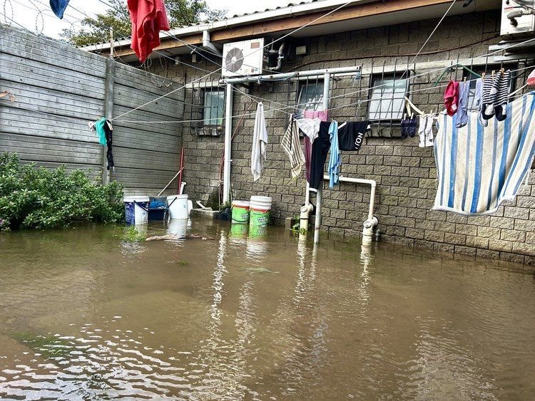 The Haven’s night shelter in Kensington was flooded this week.