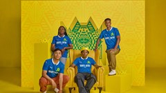 The blue will be used in away games. Source: Supplied.