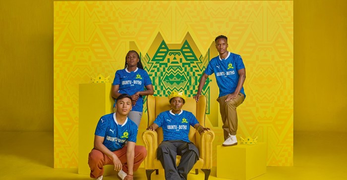 The blue will be used in away games. Source: Supplied.