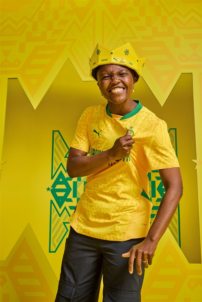 The yellow is for at home games. Source: Supplied.