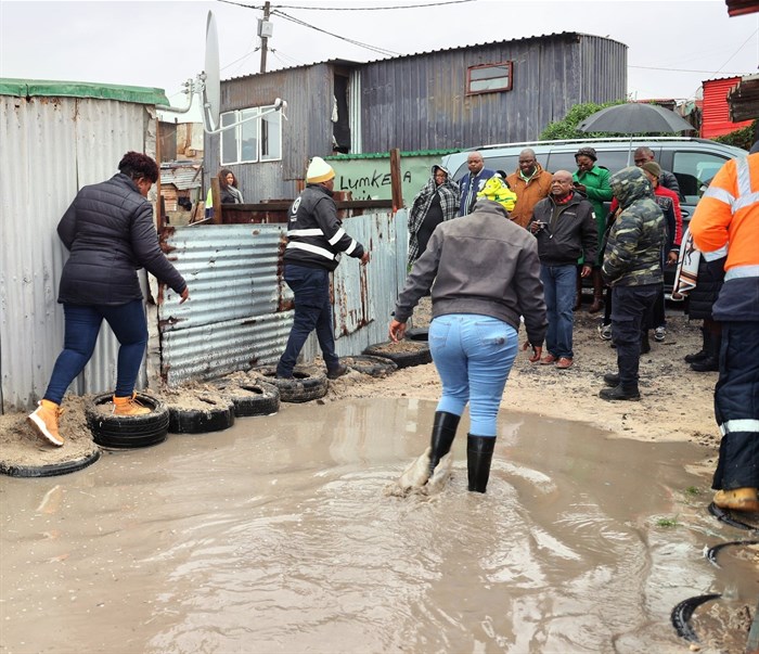 Image: Flooding in Cape Town recently -