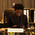 Final oral arguments are being heard in the disciplinary tribunal of Judge Nana Makhubele. Archive photo: Masego Mafata / GroundUp
