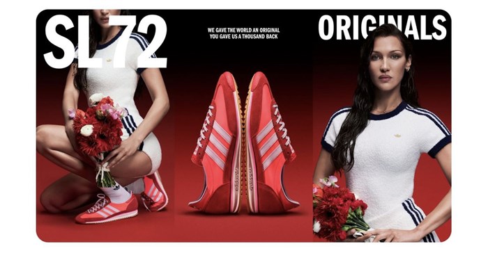 Source: © Anne of Carversville  Negative social media conversations on Adidas’ decision to drop supermodel Bella Hadid from its SL72 campaign have led to its brand sentiment plummeting