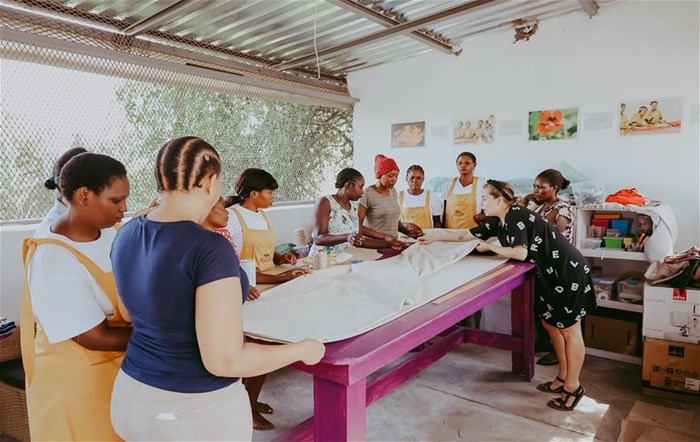 Isabel empowering Namibian women through The Sijwa Project. Source: Supplied.