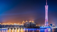 Source: © 123rf  Zhujiang River and modern building of financial district at night in Guangzhou China