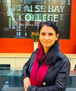 Rounell Slabber, accreditation and research officer at False Bay College