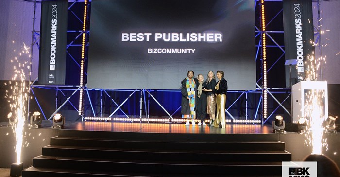 Source: The Bookmarks  Bizcommunity was named Best Publisher at the IAB SA Bookmark Awards 2024. (L to r): Karabo Ledwaba, co-editor, marketing & media, Danette Breitenbach, managing editor Bizcommunity & co-editor marketing & media, and Terry Levin, marketing director
