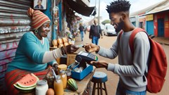 Cashless payments are trickling into South Africa's informal economy
