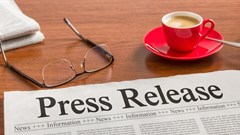 Image supplied. Press releases still matter