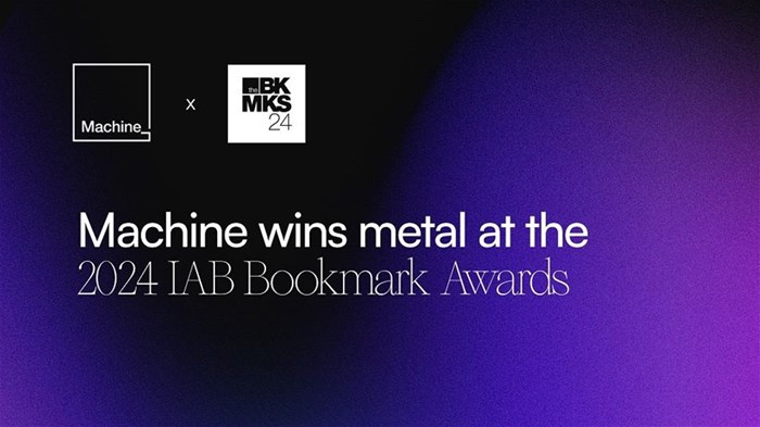 Machine wins metal at the 2024 IAB Bookmark Awards