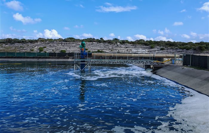 Pumping seawater through the farm is the biggest use of energy