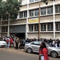 Scores of people queued outside the labour office in Cape Town’s city centre on Wednesday. The UIF’s online portal has been offline for about three weeks. Photos: Mary-Anne Gontsana / GroundUp
