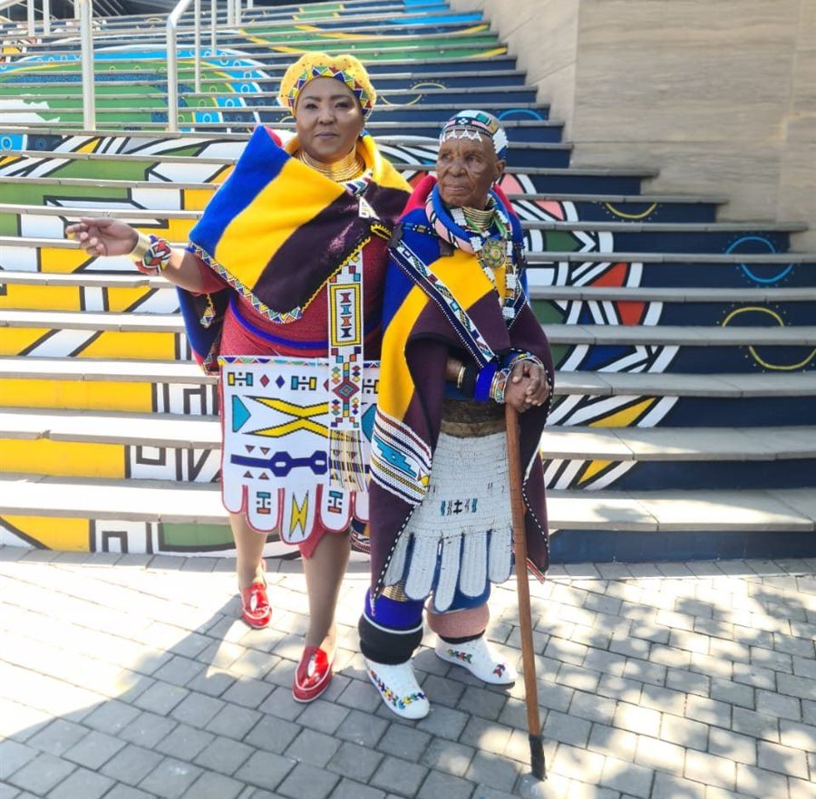 MEC Leah Mabuza with Dr. Esther Mahlangu. Image supplied