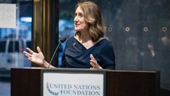 Pictured: Elizabeth Cousens, president and CEO of the UN Foundation. Image supplied.