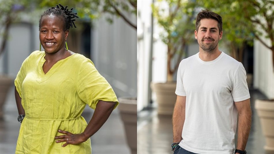 Manka Sebastian and Bruce Jelley