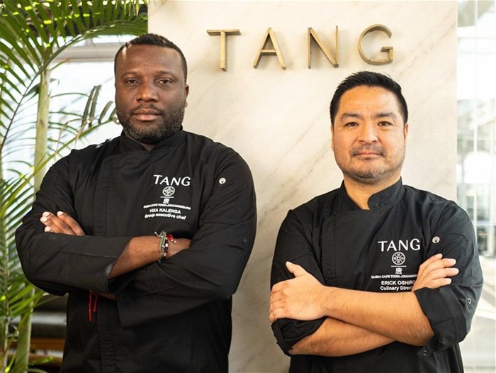 Chef Vixa Kalenga and Chef Eric Oshiro