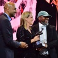 Source: © Gallo Images  (Left) Preetesh Sewraj, CEO The Loeries, (centre) Bridget Harpur, head of marketing: Volkswagen South Africa was named Marketer of the Year, and (right) 
Kabelo Moshapalo, incoming Loeries Chairperson and CCO Ogilvy Johannesburg