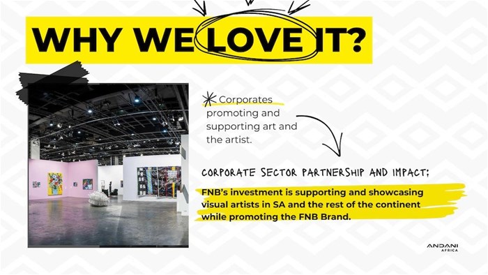 Andani.Africa spotlights the success of the leading contemporary African art fair, FNB Art Joburg
