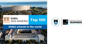 UCT GSB&#x2019;s EMBA ranked 31st globally for overall satisfaction by the Financial Times