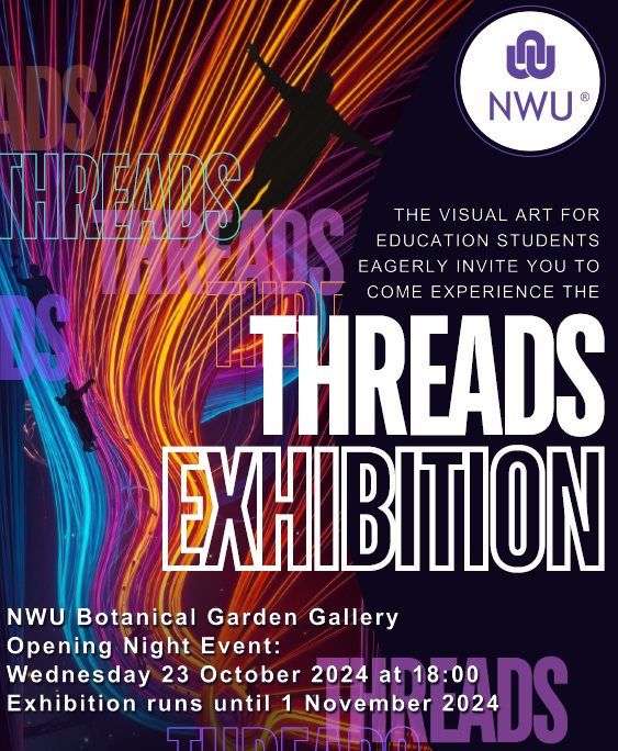 The NWU Botanical Gardens Gallery is proud to present a group exhibition Threads on 23 October