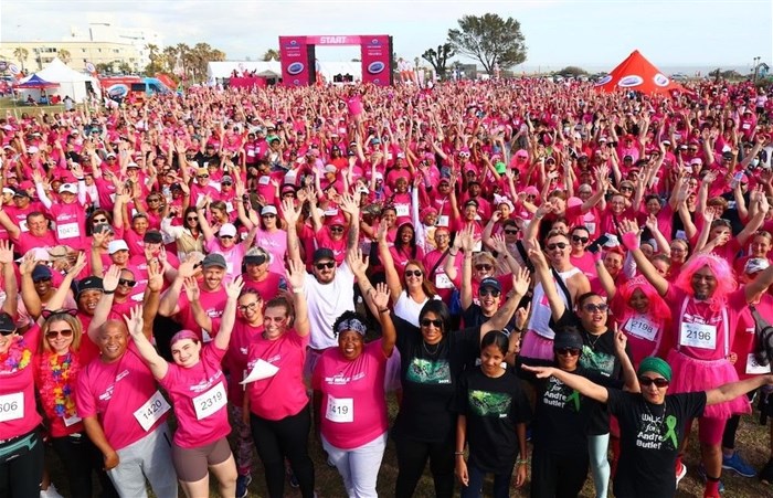 The start of the 2024 Algoa FM Big Walk for Cancer in Gqeberha
