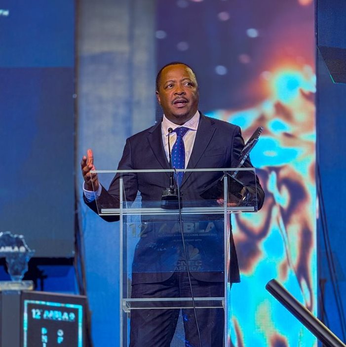 African Bank's CEO, Kennedy G Bungane is the 2024 All Africa Business Leaders Awards’ (AABLA) Business Leader of the year (Image supplied)