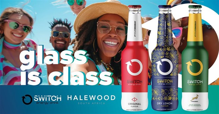 Switch Energy Drink unveils premium 275ml glass bottles in partnership with Halewood South Africa