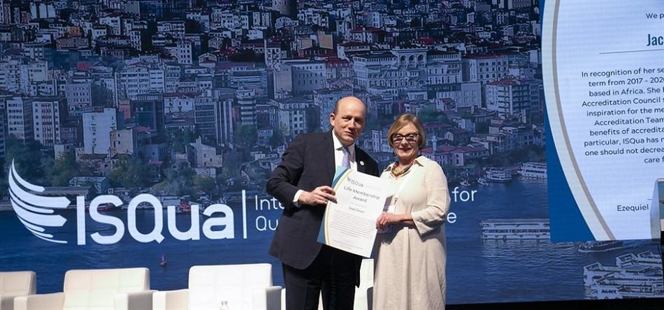 Jacqui Stewart received the Lifetime Membership Award in Istanbul
