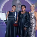 Source: Supplied. Albertinah Kekana chief executive officer of RBH; Nana Phiri head corporate client groups at RMB, and Colleen Larson, chief executive officer at Business Engage.