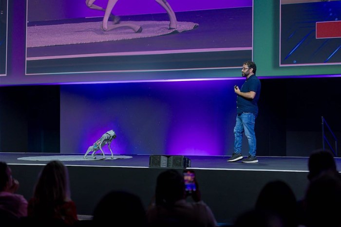 Benjamin Rosman and the robotic dog