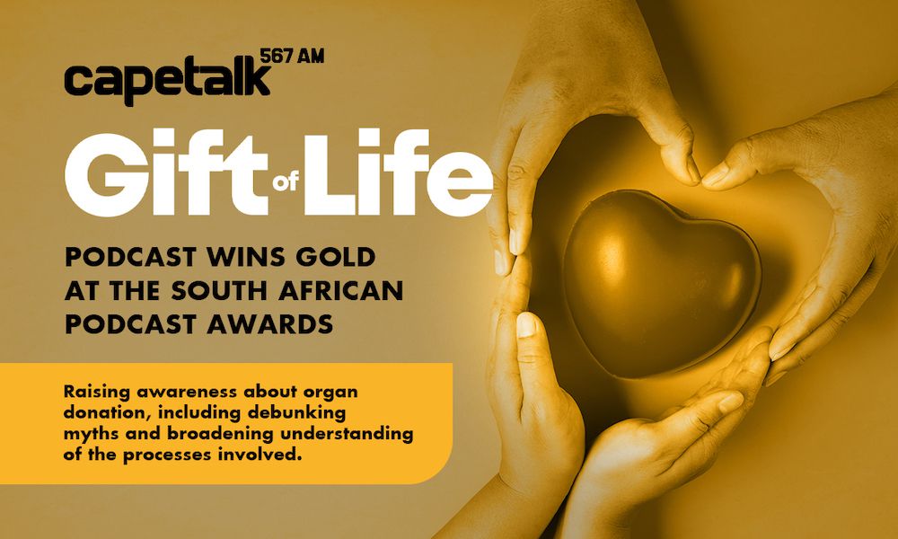 CapeTalk podcast series achieves double distinction at the South African Podcast Awards
