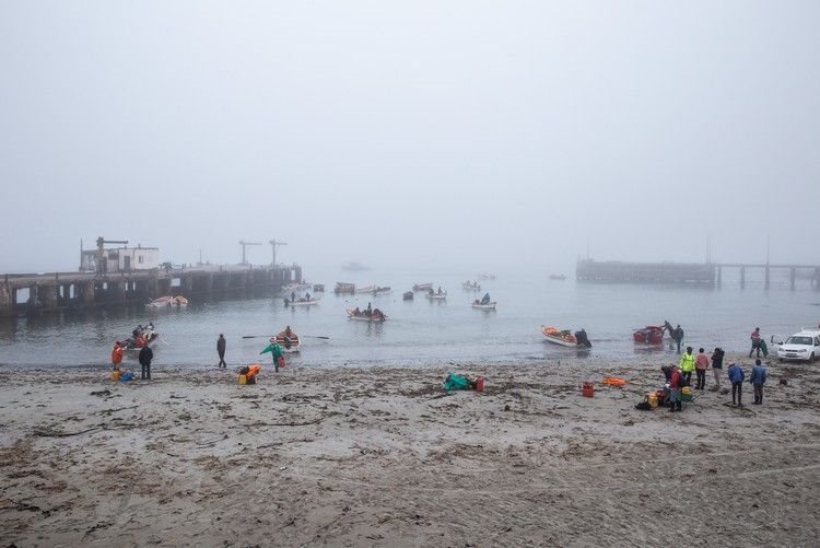 Fishers in Port Nolloth are opposing TotalEnergies’ bid to explore for gas and oil off the West Coast. Photo: Ashraf Hendricks/GroundUp