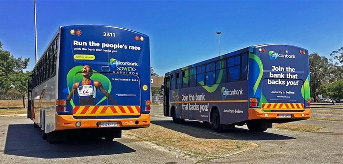 Blue Label Media partners with African Bank to roll out new corporate identity across 155 buses