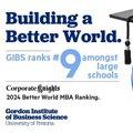 Gibs ranks #25 in the 2024 Corporate Knights Better World MBA ranking