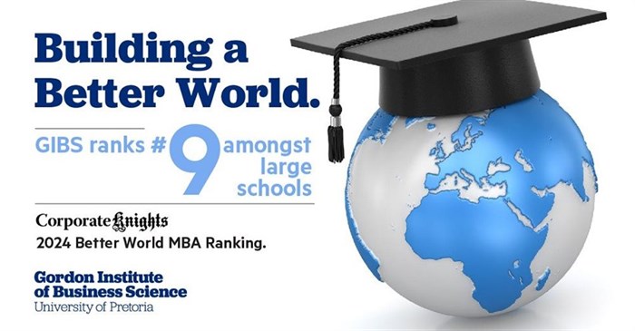 Gibs ranks #25 in the 2024 Corporate Knights Better World MBA ranking