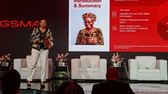 Angela Wamola, head of GSMA for sub-Saharan Africa presents the latest GSMA report.