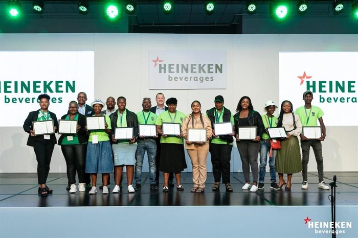 Some of the liquor traders at the Heineken Beverages Responsible Trader Training Programme certification event.