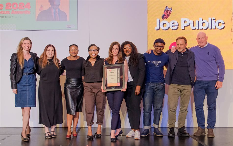 Joe Public wins Large Agency and Transformation Award at the 2024 AdFocus Awards