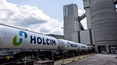 Rail carriages are pictured at the Siggenthal plant of cement maker Holcim in Wurenlingen near Zurich, Switzerland. Source: Reuters/Denis Balibouse