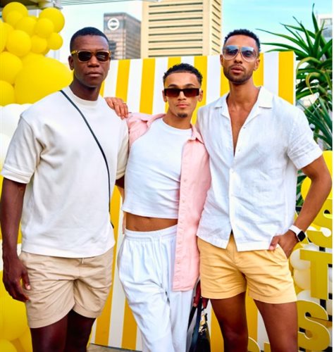 Models Ezra Kofi, Griiffen Jenniker and Kato Alexander