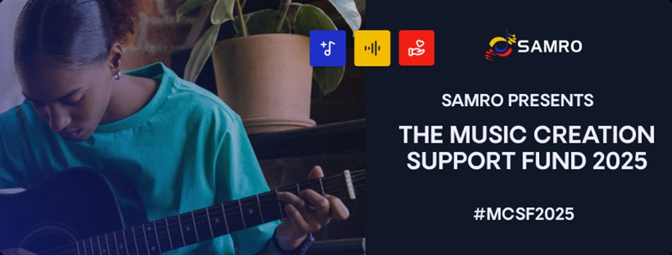 Applications now open for Samro's 2025 Music Creation Support Fund