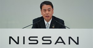 Nissan CEO Makoto Uchida announcing the financial results. Source: Nissan