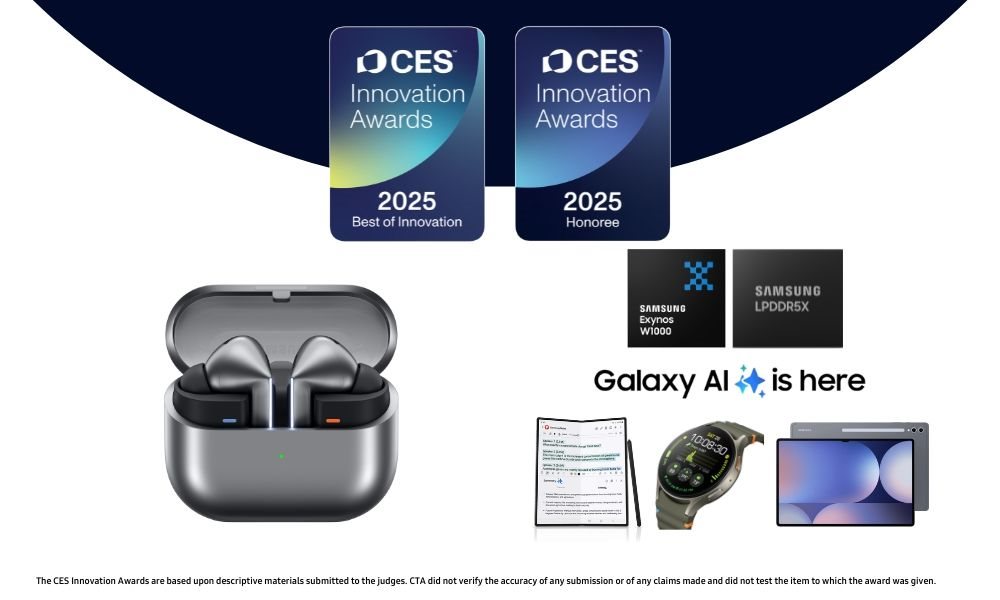 Samsung&#x2019;s AI-powered innovations honoured by consumer technology association
